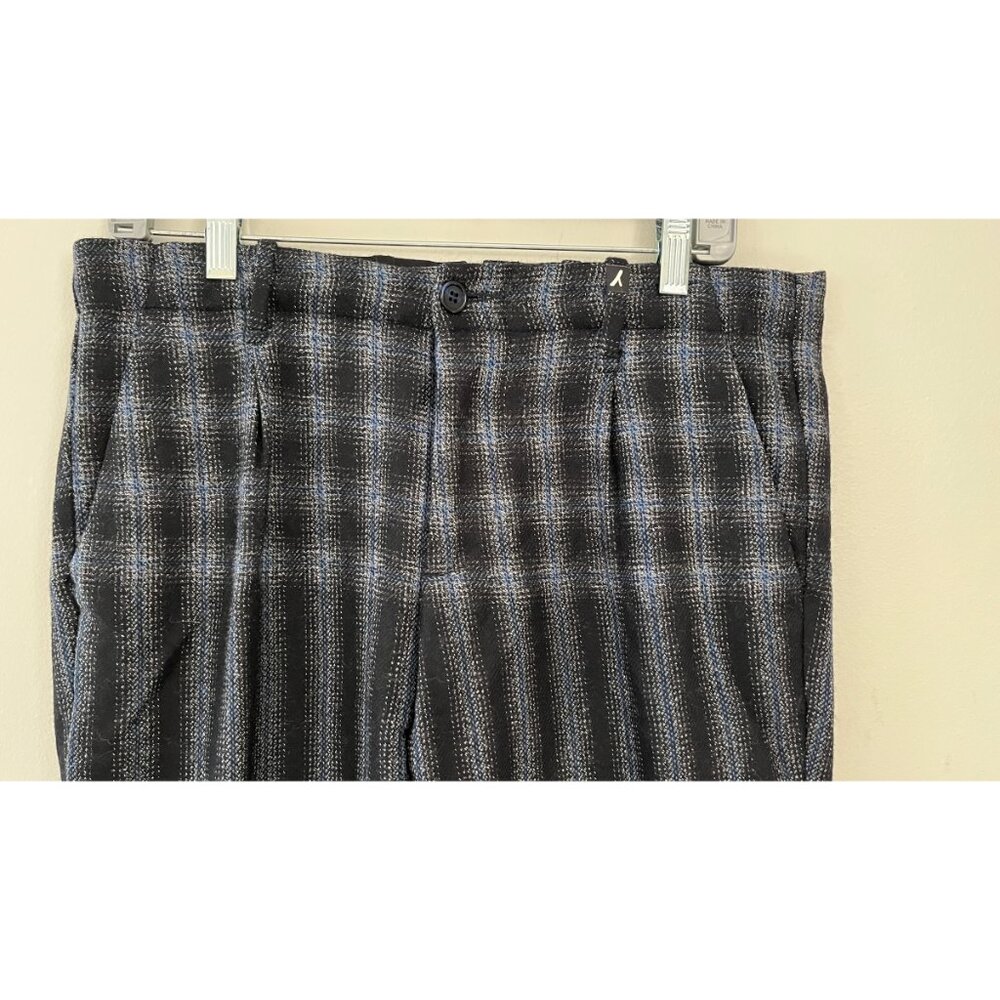 MYTHS PLAID WOOL DRESS PANTS 31 - Picture 2 of 10
